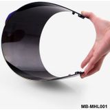MB-MHL001 Motorcycle Helmet Shield Glasses Helmet Lens Full Face Visor Helmet Visor for AGV K3-SV K5(Silver)