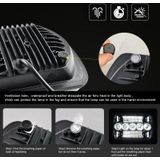 7 inch(5X7)/(7X6) H4 DC 9V-30V 30000LM 200W Car Square Shape LED Headlight Lamps for Jeep Wrangler  with Angel Eye