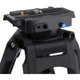 PULUZ Quick Release Clamp Adapter + Quick Release Plate for  DSLR & SLR Cameras(Black)
