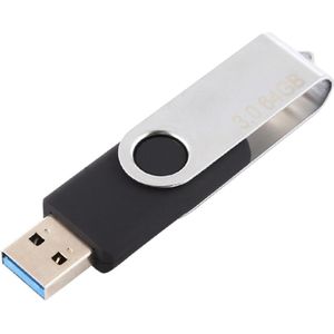 64GB Twister USB 3.0 Flash Disk USB Flash Drive (Black)