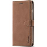 For iPhone 6 Plus / 6s Plus Forwenw F1 Series Matte Strong Magnetism Horizontal Flip Leather Case with Holder & Card Slots & Wallet & Photo Frame(Brown)