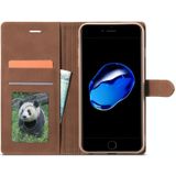 For iPhone 6 Plus / 6s Plus Forwenw F1 Series Matte Strong Magnetism Horizontal Flip Leather Case with Holder & Card Slots & Wallet & Photo Frame(Brown)