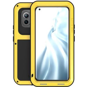 For Xiaomi Mi 11 LOVE MEI Metal Shockproof Waterproof Dustproof Protective Case without Glass(Yellow)