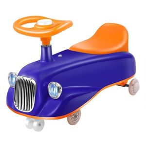 Childrens Twisting Car Anti-side-fall Childrens Swing Car Scooter(Blue)