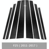 Car Carbon Fiber B Pillar Decorative Sticker for BMW X3 F25 2011-2017  Left and Right Drive Universal