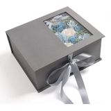 Creative Valentine Day Gift Soap Flower Rose Gift Box Souvenir (Blue)