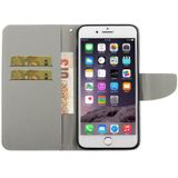 Coloured Drawing Pattern Horizontal Flip PU Leather Case with Holder & Card Slots & Wallet & Lanyard For iPhone 6 Plus & 6s Plus(Couple Unicorn)