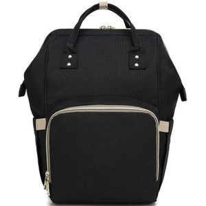 Multi-functional Double Shoulder Bag Handbag Waterproof Oxford Cloth Backpack  Capacity: 16L (Black)