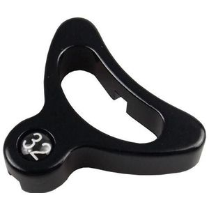 BIKERSAY BK033 Bicycle Spoke Wrench Repair Tool Aluminum Alloy Wheel Spoke Nipple Adjustment Spanner(Black)