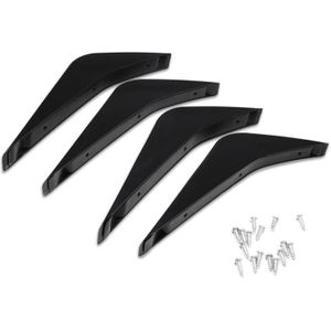 4 PCS Car Modified ABS Rear Wing Side Spoiler Lip for Chevrolet Corvette