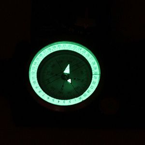 GoldGood K4074 Outdoor Multi-function Military Travel Geology Pocket Prismatic American Compass with Luminous Display(Green)