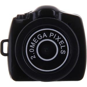 Y2000 HD Outdoor Sports Ultra-Mini DV Pocket Digital Video Recorder Camera Camcorder  Support Max 32GB Micro SD / TF Card(Black)