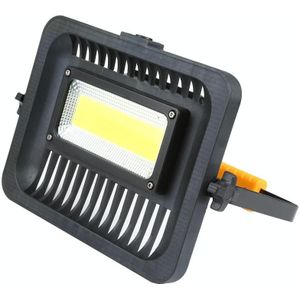 W829 50W COB LED Multifunctional Outdoor Work Light Rechargeable Floodlight with Portable Stand  US Plug