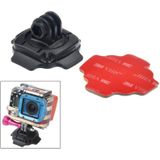 360 Degree Adjust Helmet Mount Adapter with 3M Sticker for GoPro  NEW HERO /HERO6  /5 /5 Session /4 Session /4 /3+ /3 /2 /1  Xiaoyi and Other Action Cameras (ST-115)