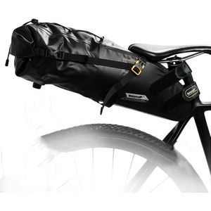 Rhinowalk RK19511 Full Waterproof Bicycle Saddle Tail Bag Big Capacity Road Bike Bag  Colour: RK19513 Black 13L