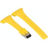 Voor POLAR FT4 & FT7 Siliconen satch strap(geel)