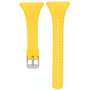 Voor POLAR FT4 & FT7 Siliconen satch strap(geel)