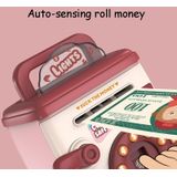 Children Multifunctional Self-Rolling Coin Piggy Bank Cartoon Safe  Colour: Western Restaurant