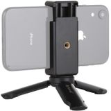 PULUZ Mini Plastic Tripod + Universal Phone Clamp Bracket  For iPhone  Galaxy  Huawei  Xiaomi  Sony  HTC  Google and other Smartphones