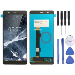 LCD-scherm en Digitizer voor Nokia 5.1(Black)