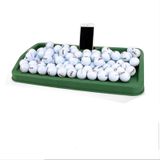 PGM Golf Service Box with Phone Stand  Capacity: about 100 Balls(Color:Green Size:Character Pattern)