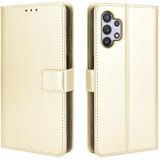 For Samsung Galaxy A32 5G Retro Crazy Horse Texture Horizontal Flip Leather Case with Holder & Card Slots & Lanyard(Gold)