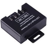 High Power Iron Shell Wireless Remote LED Single Color Dimmer LED Controller with Remote Control  30A DC 12-24V(Black)