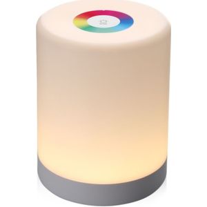 LED Touch Control Induction Dimmer Lamp Smart Dimmable RGB Color Change Rechargeable Bedside Night Light