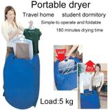 Foldable Free Installation Portable Household Mini Clothes Dryer(Blue)