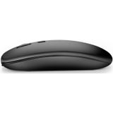 HXSJ M80 2.4GHz Wireless 1600DPI Three-speed Adjustable Optical Mute Mouse (Black)