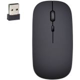 HXSJ M80 2.4GHz Wireless 1600DPI Three-speed Adjustable Optical Mute Mouse (Black)