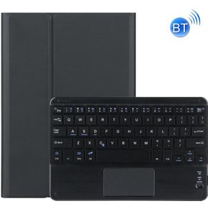 DY-M10ReL-C 2 in 1 Removable Bluetooth Keyboard + Protective Leather Case with Touchpad & Holder for Lenovo Tab M10 FHD REL(Black)