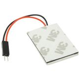 9W White Light LED Car Interior Lamp with T10 Dome + BA9S Festoon Adapter