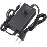 3V-12V 2A AC To DC Adjustable Voltage Power Adapter Universal Power Supply Display Screen Power Switching Charger  Plug Type:US