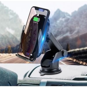 HAMTOD C20 15W Adjustable QI Smart Sensor Car Wireless Charging Holder for 4.6-7 inch Mobile Phones  with Suction Cup