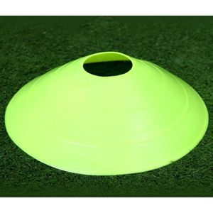 10 PCS Football Training Sign Disc Sign Cone Obstacle Football Training Equipment(Fluorescent Green)