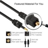 5m OD4.0mm Toslink Male to 3.5mm Mini Toslink Male Digital Optical Audio Cable