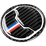 9 PCS Car USA Color Carbon Fiber Air Outlet Decorative Sticker for Ford Mustang 2015-2017