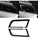2 PCS Car USA Color Carbon Fiber Side Air Outlet Decorative Sticker for Ford Mustang 2015-2017