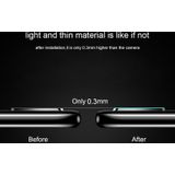 10 PCS For Galaxy A91 0.3mm 2.5D 9H Rear Camera Lens Flexible Tempered Glass Film