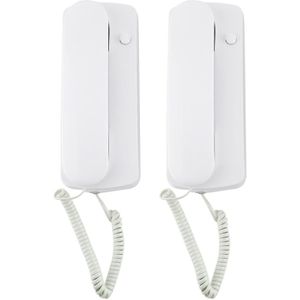 109DC Two-way High-definition Wired Intercom Doorphone (White)