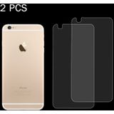 2 PCS for iPhone 6 0.26mm 9H Surface Hardness 2.5D Explosion-proof Back Tempered Glass Film