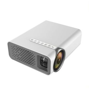 YG520 1800 Lumens HD LCD Projector Built in Speaker Can Read U disk  Mobile hard disk SD Card  AV connect DVD  Set top box. (White)