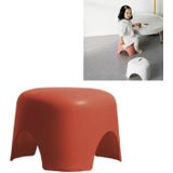 Children Stool Home Living Room Triangle Small Stool Anti-skid Short Plastic Stool  Size:Small(Red)