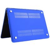 Frosted Hard Protective Case for Macbook Pro Retina 15.4 inch A1398 (Blue)