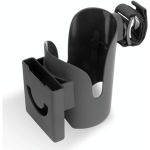 Baby Stroller Universal Cup Holder Mobile Phone Milk Bottle Water Cup Holder(Black J4076)