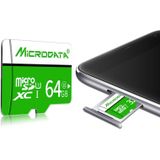 MICRODATA 64GB U3 Green and White TF(Micro SD) Memory Card