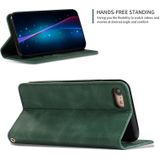 Retro Skin Feel Business Magnetic Horizontal Flip Leather Case for iPhone 8 / 7(Army Green)