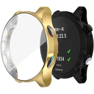 For Garmin Forerunner 935 TPU Electroplated Watch Case(Golden)