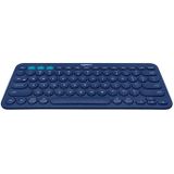 Logitech K380 Portable Multi-Device Wireless Bluetooth Keyboard (Blue)